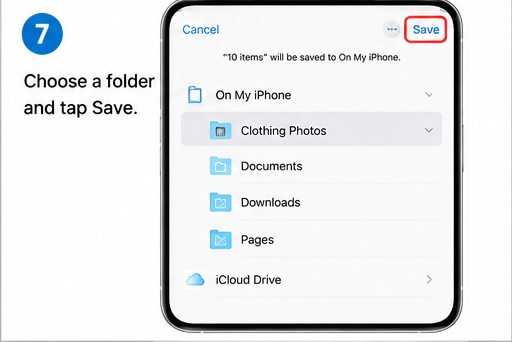 iPhone ZIP Step 7 screenshot